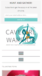 Mobile Screenshot of cavegirlwarrior.com