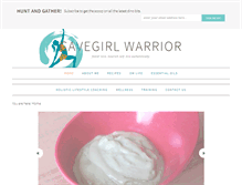 Tablet Screenshot of cavegirlwarrior.com